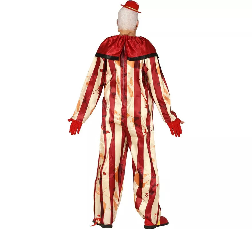 Translation missing: de.Disfraz de Payaso a Rayas para hombre