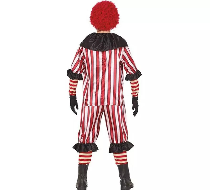 Translation missing: de.Disfraz de Payaso a Rayas para hombre