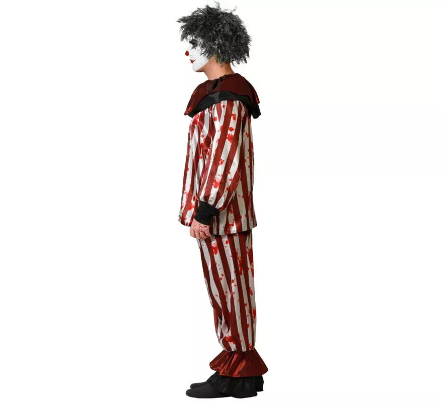Translation missing: de.Disfraz de Payaso a Rayas para hombre