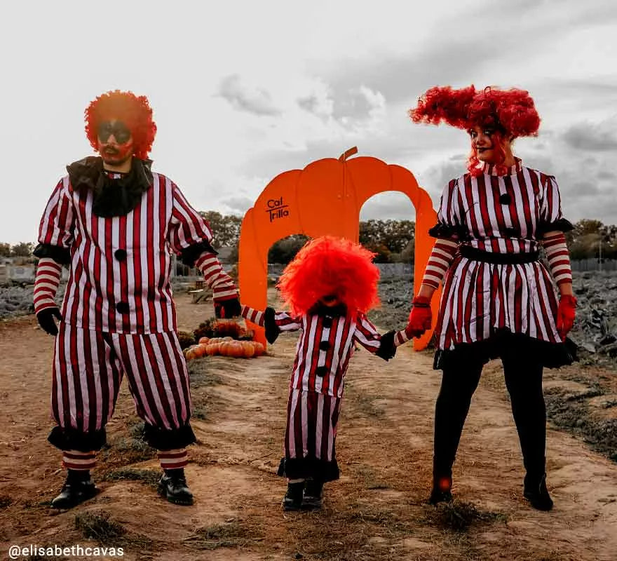 Translation missing: de.Disfraz de Payaso a Rayas para hombre