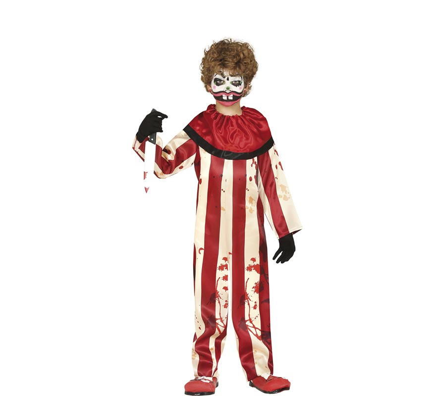 Disfraz de Payaso a Rayas para niño