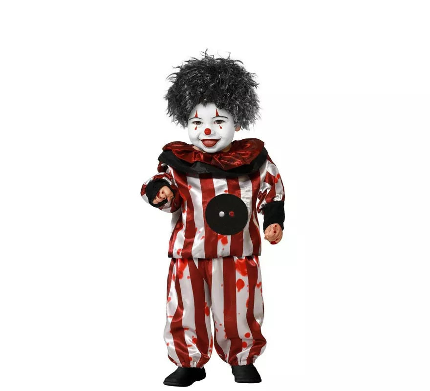 Translation missing: de.Disfraz de Payaso a rayas para niño y bebé