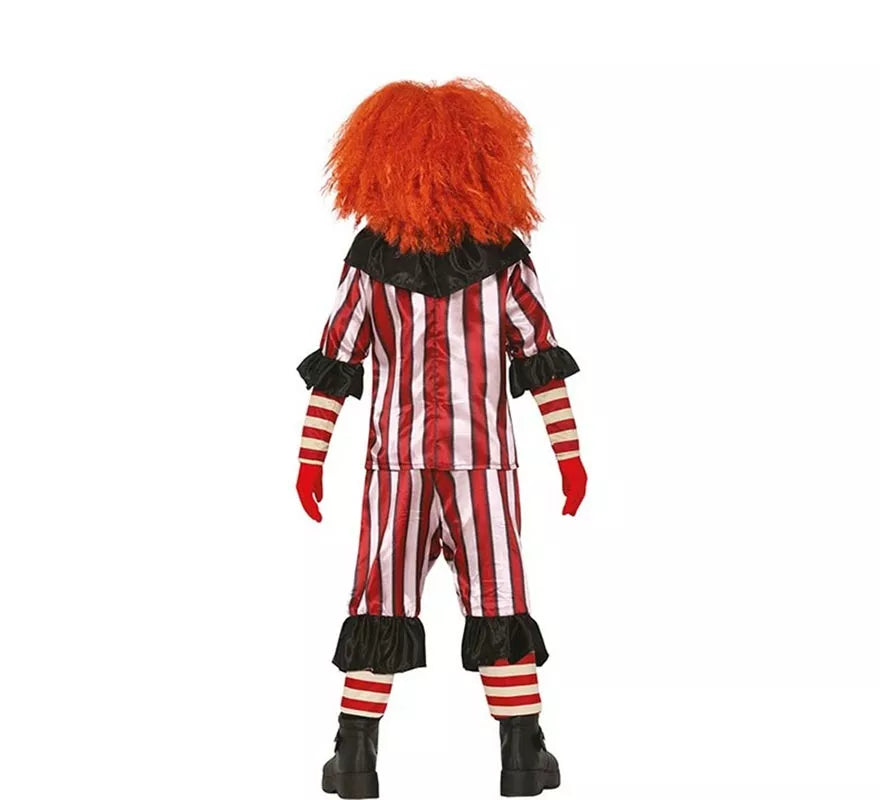 Translation missing: de.Disfraz de Payaso a Rayas para niños
