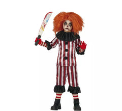 Gestreifte Clown-Kostüm für Kinder