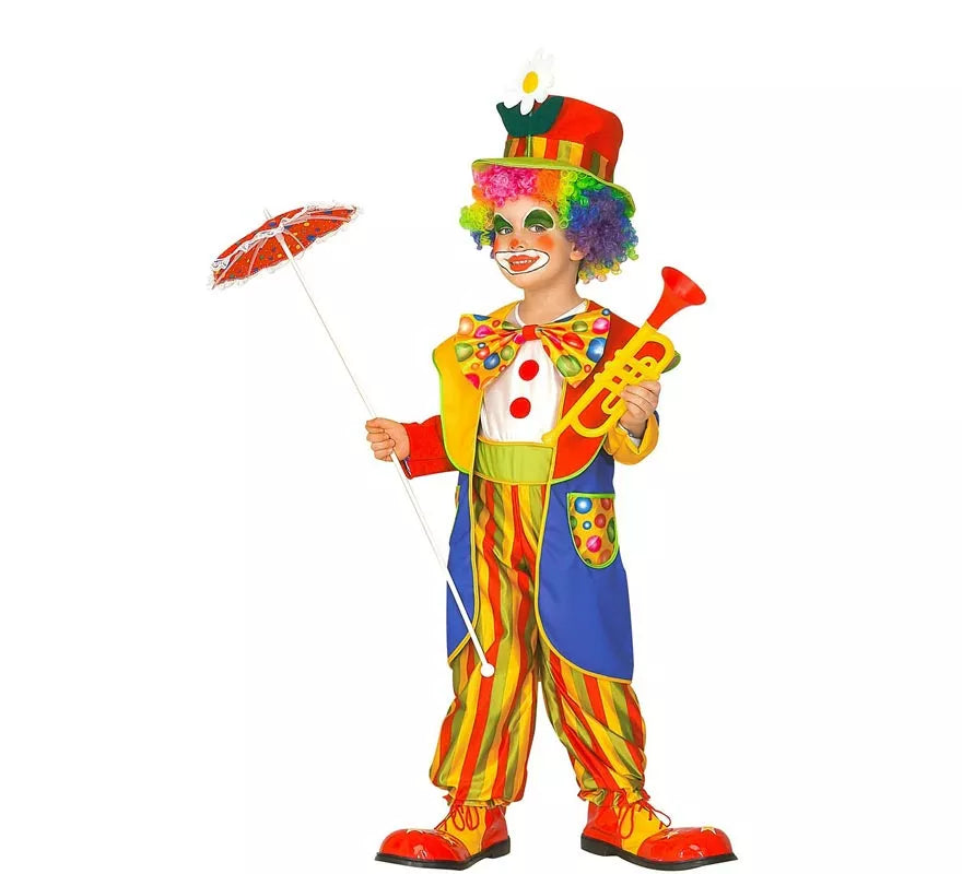 Translation missing: de.Disfraz de Payaso Alegre para niños