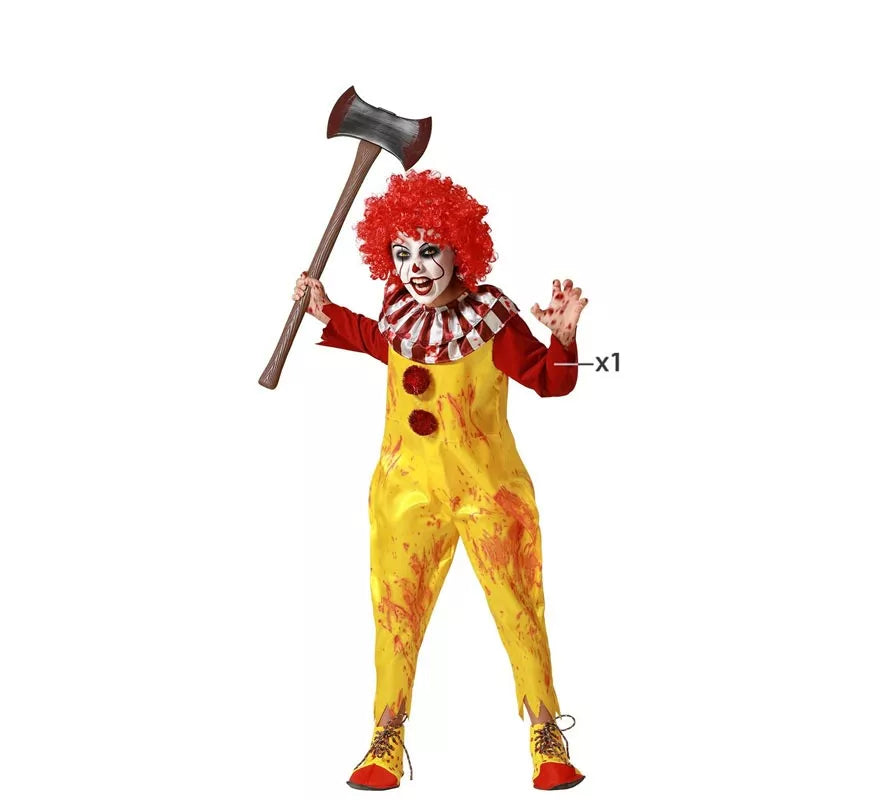 Translation missing: de.Disfraz de Payaso Amarillo para niño