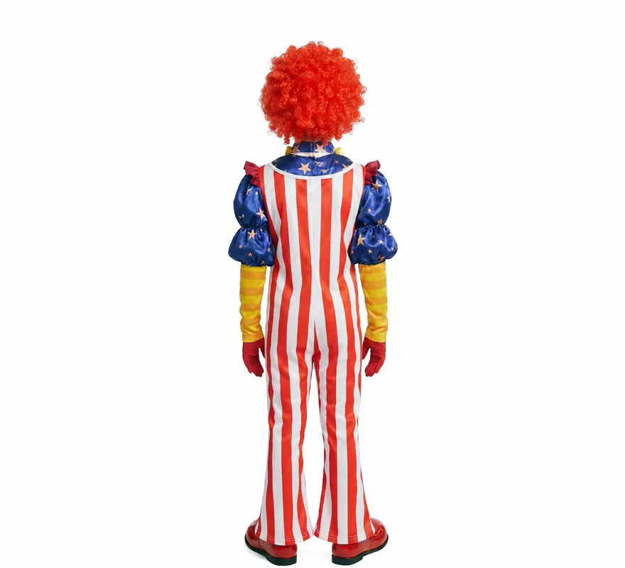 Disfraz de Payaso Americano para niños