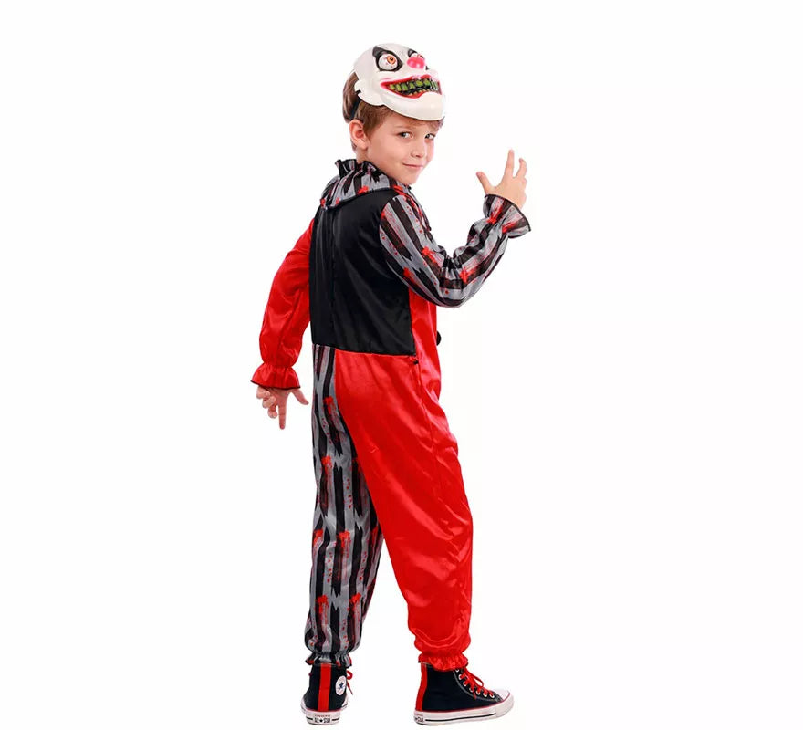 Disfraz de Payaso Asesino Loco para niño
