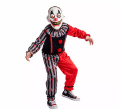 Crazy Killer Clown Kostüm für Jungen