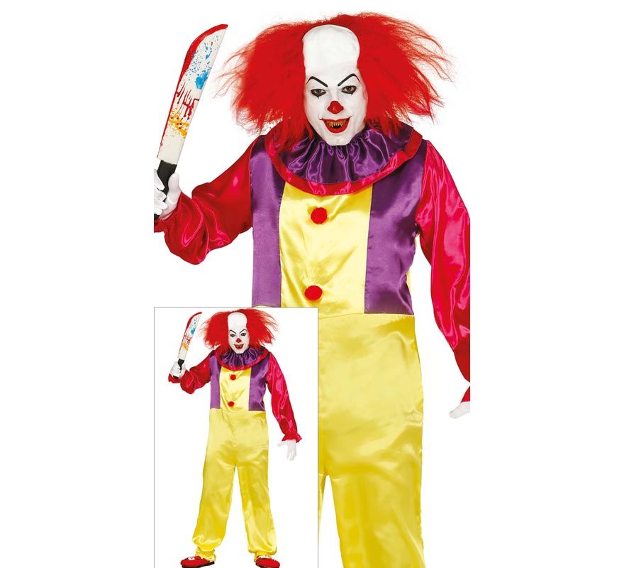 Translation missing: de.Disfraz de Payaso Asesino para hombre