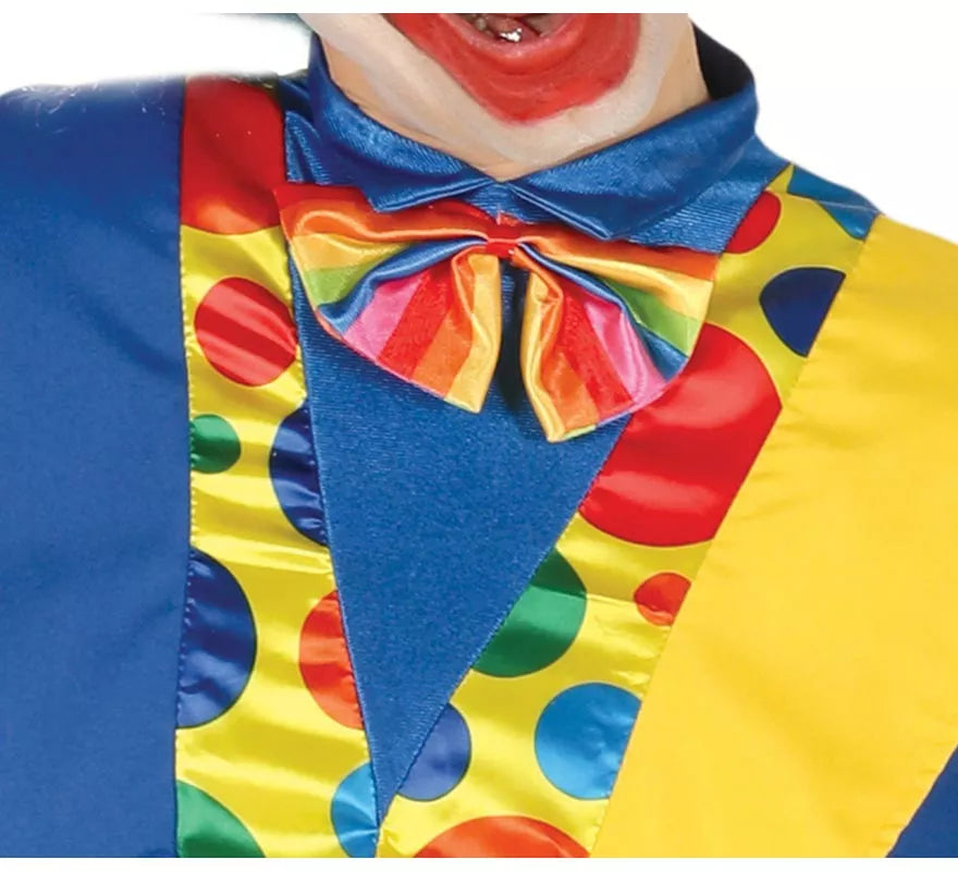 Translation missing: de.Disfraz de Payaso Azul y Amarillo para hombre