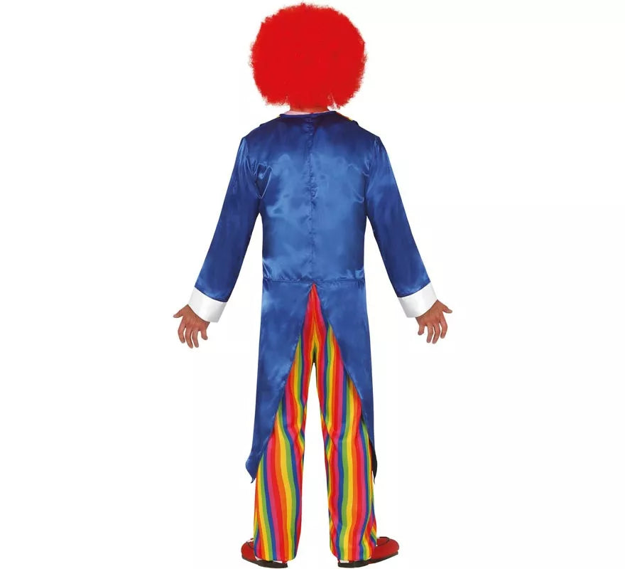 Translation missing: de.Disfraz de Payaso Chaqué Azul para hombre