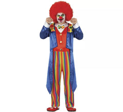 Chaque Blau Clown-Kostüm für Männer