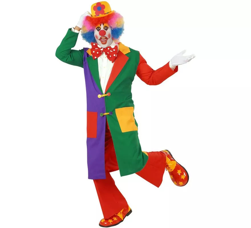 Disfraz de Payaso Colores para hombre
