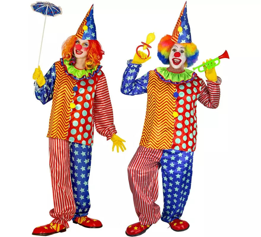 Disfraz de Payaso Colorines para hombre