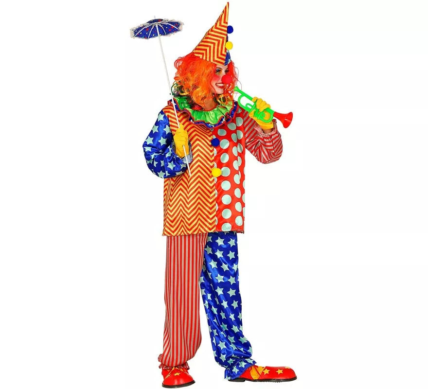 Translation missing: de.Disfraz de Payaso Colorines para hombre