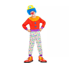 Kinderclown Kostüm mit Tupfen