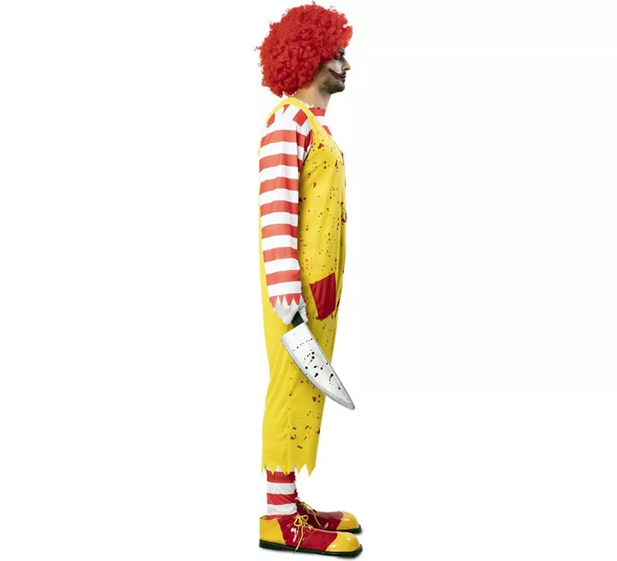 Translation missing: de.Disfraz de Payaso de Hamburguesa Asesino para hombre