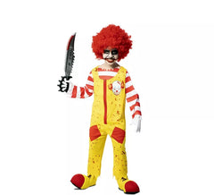 Killer-Hamburger-Clown-Kostüm für Kinder
