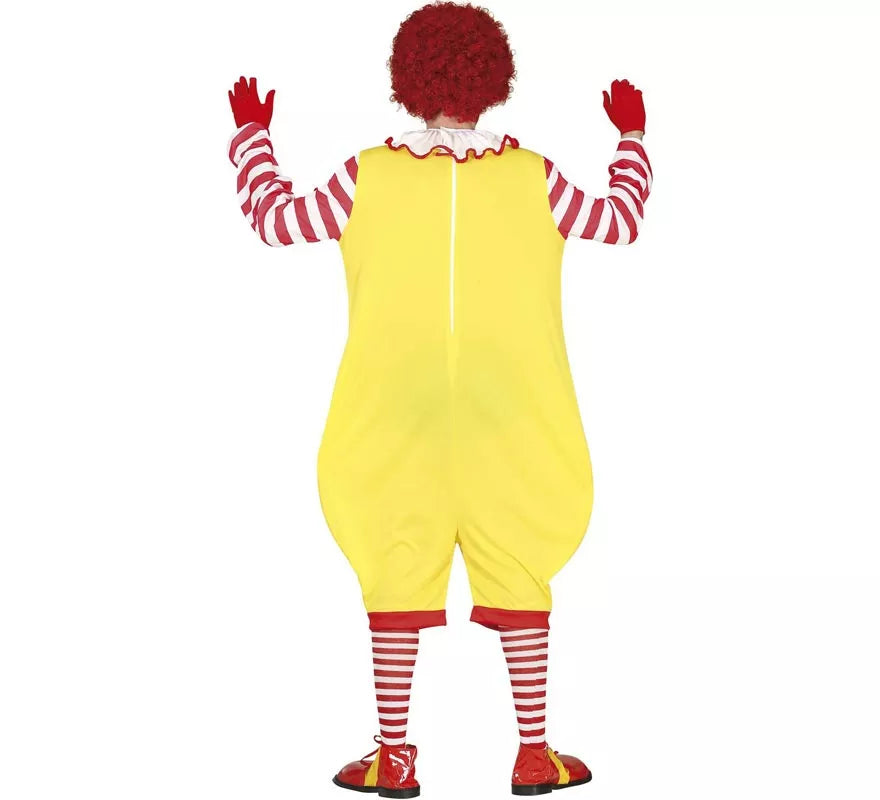 Translation missing: de.Disfraz de Payaso de la Hamburguesa Vil para hombre