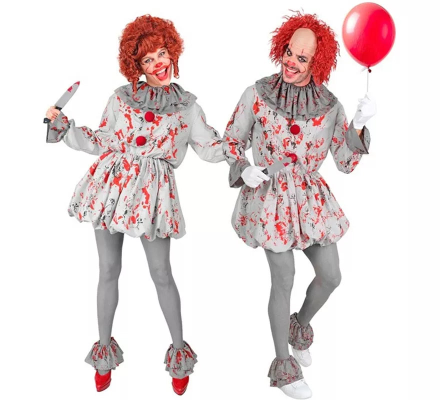 Translation missing: de.Disfraz de Payaso de Terror Vintage para adulto