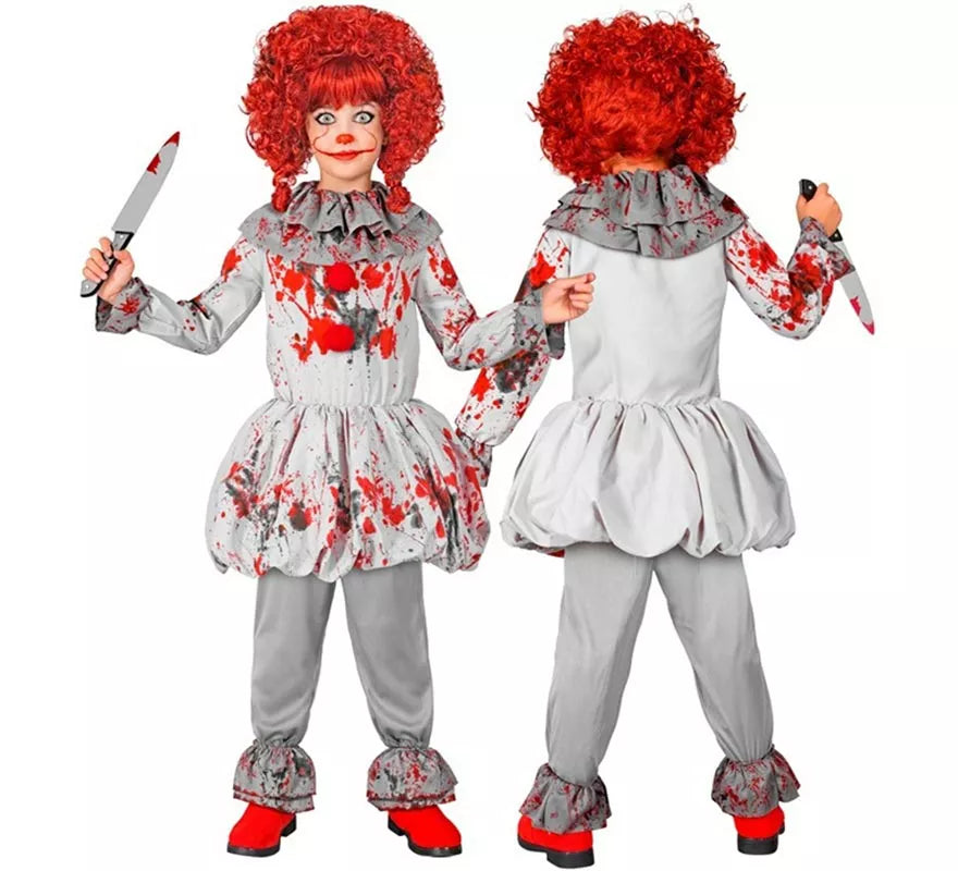 Translation missing: de.Disfraz de Payaso de Terror Vintage para niños