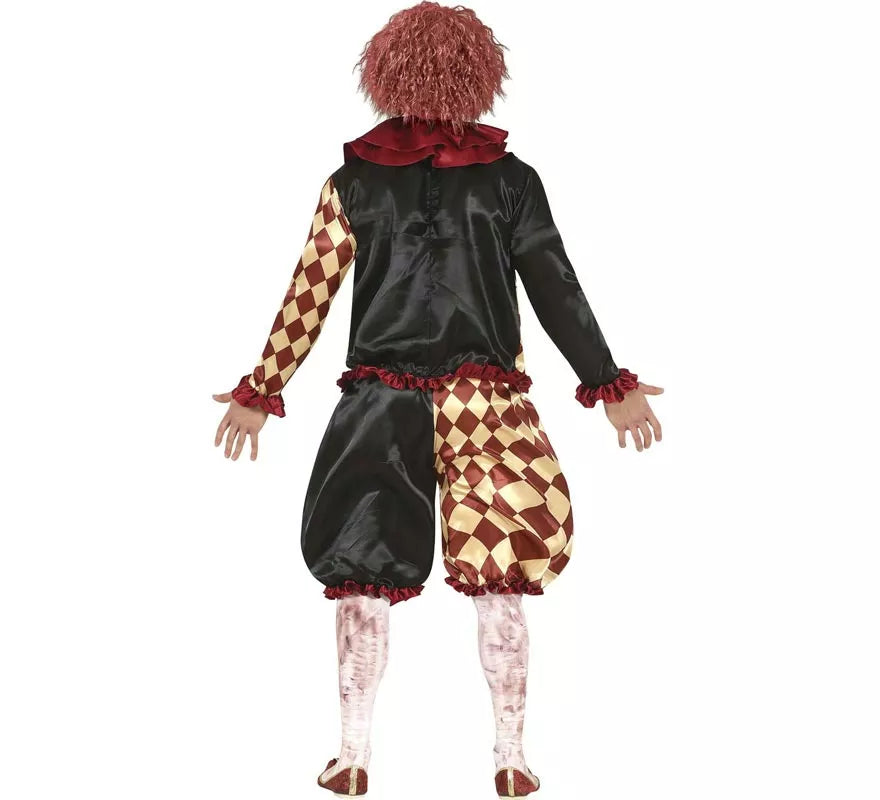 Translation missing: de.Disfraz de Payaso del Horror a Cuadros para hombre
