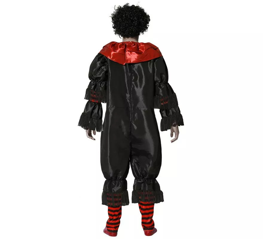 Translation missing: de.Disfraz de Payaso Diabólico Negro para hombre