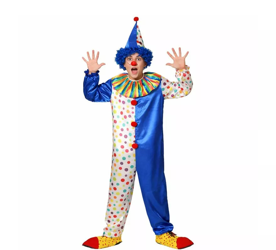 Translation missing: de.Disfraz de Payaso festivo para adulto