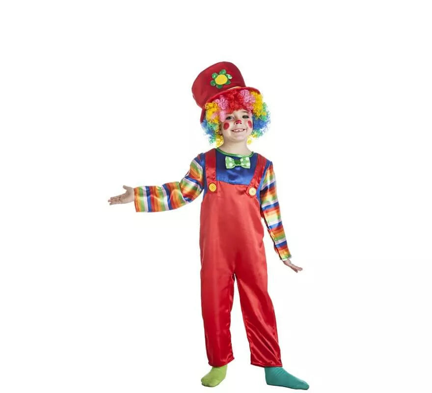 Translation missing: de.Disfraz de Payaso Flor para niño