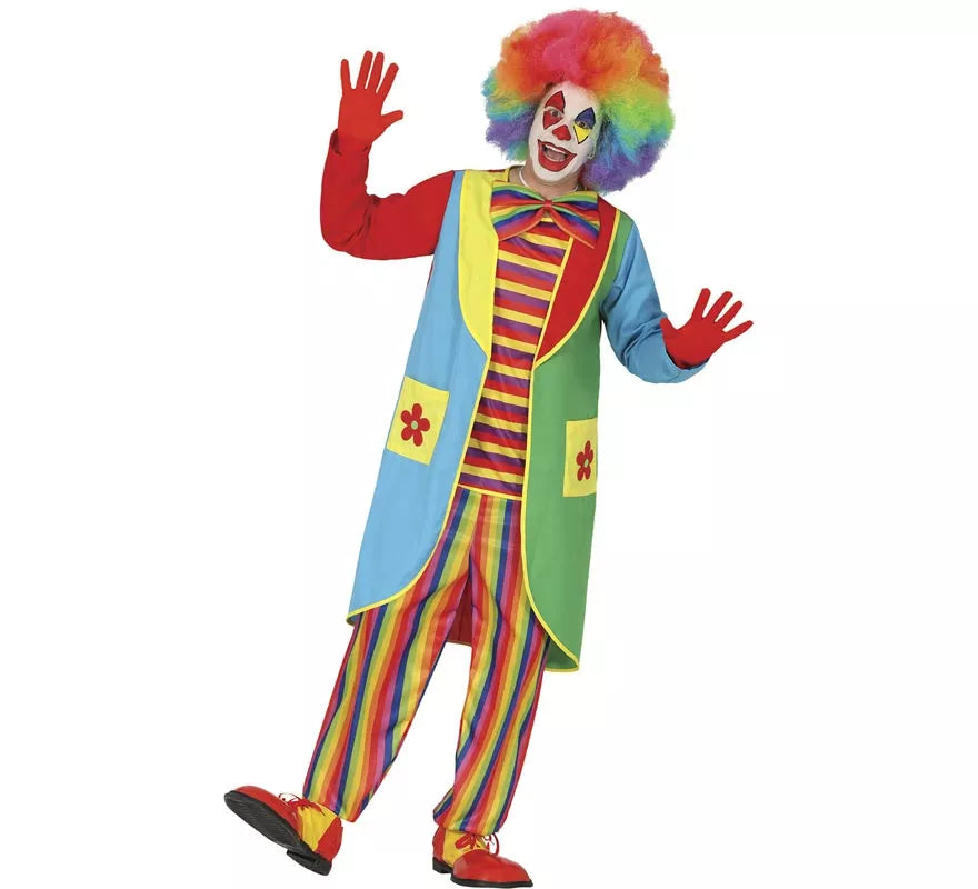 Translation missing: de.Disfraz de Payaso Flowy para hombre