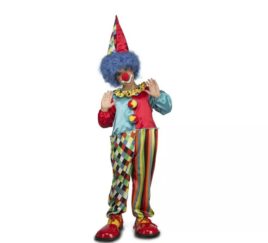 Translation missing: de.Disfraz de Payaso Gordinflón para niño