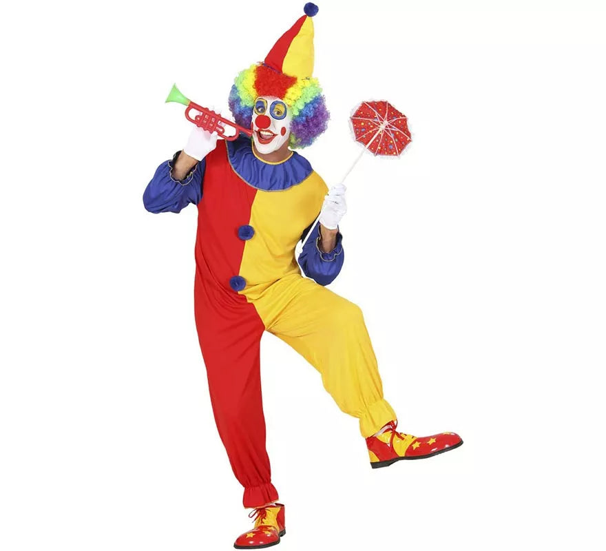 Translation missing: de.Disfraz de Payaso Gracioso para adulto