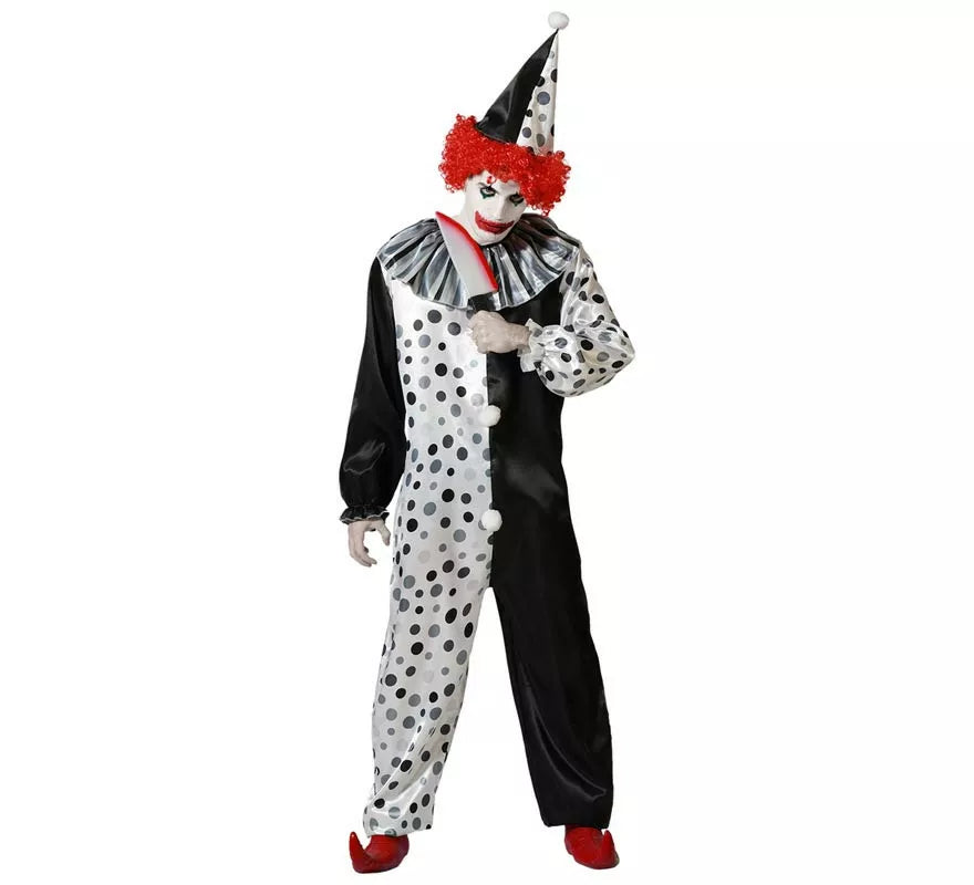 Translation missing: de.Disfraz de Payaso Gris para adulto