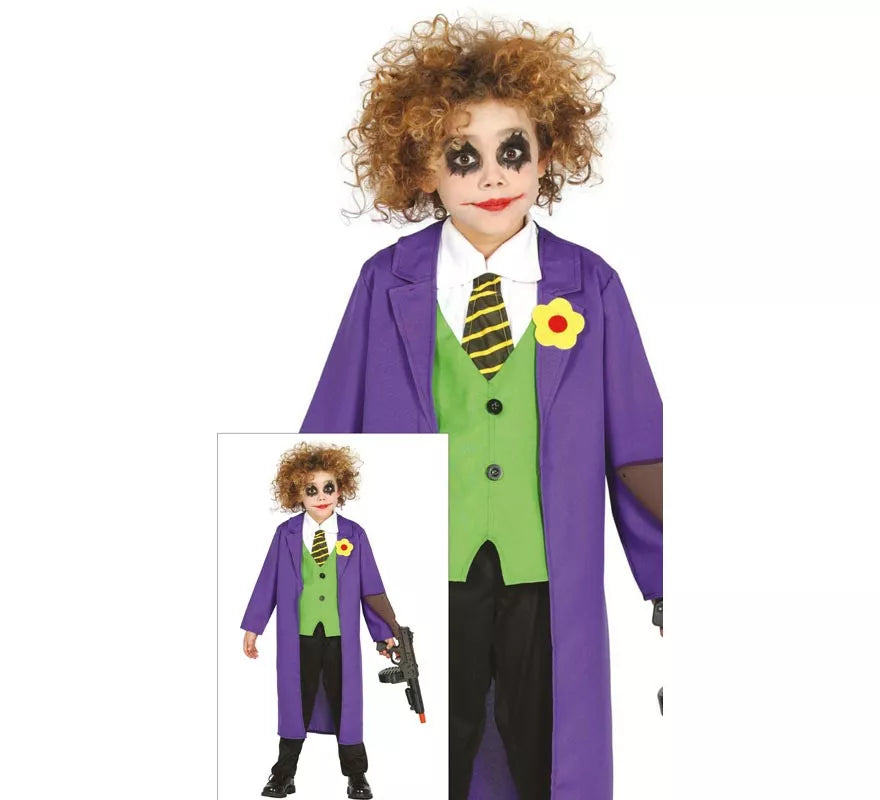Translation missing: de.Disfraz de Payaso Joker para niño