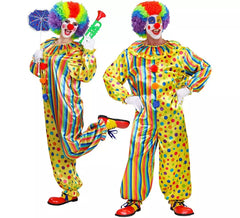 Gepunktetes Clownkostüm für Erwachsene