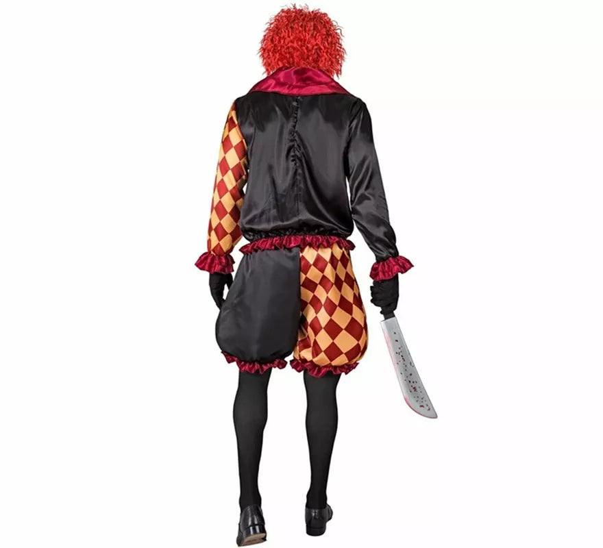 Translation missing: de.Disfraz de Payaso Macabro a Cuadros para hombre