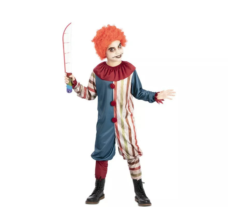 Translation missing: de.Disfraz de Payaso Macabro Vintage para niño