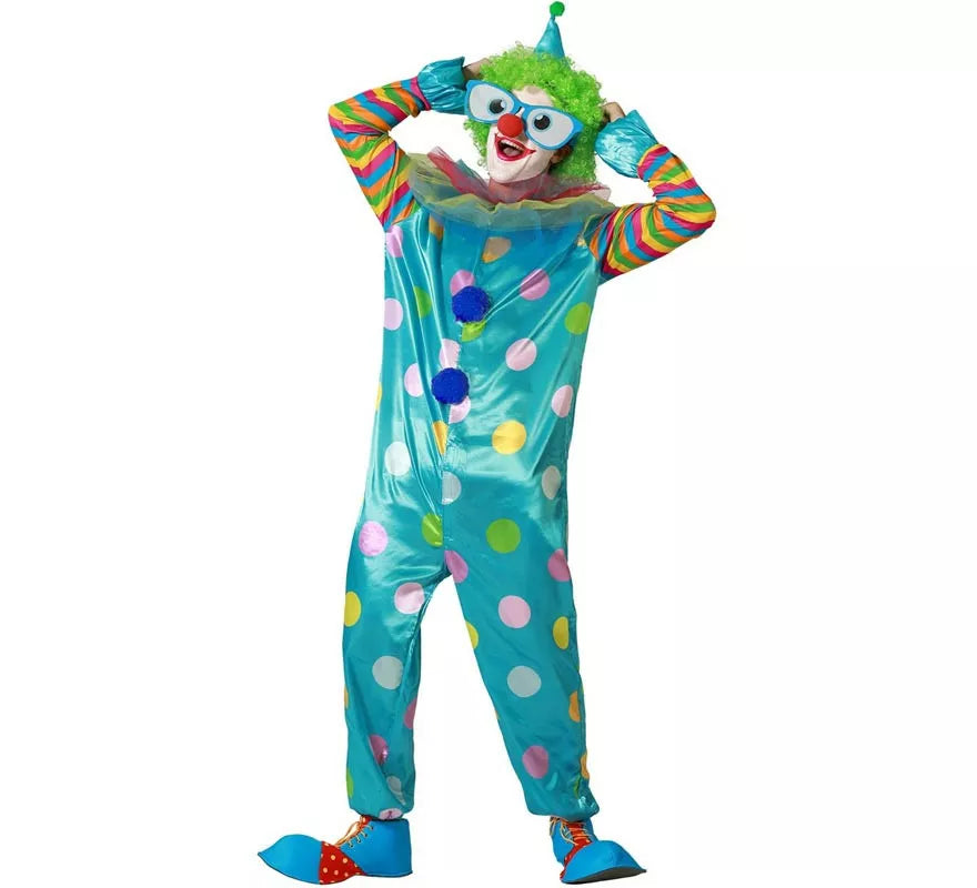 Translation missing: de.Disfraz de Payaso multicolor para hombre
