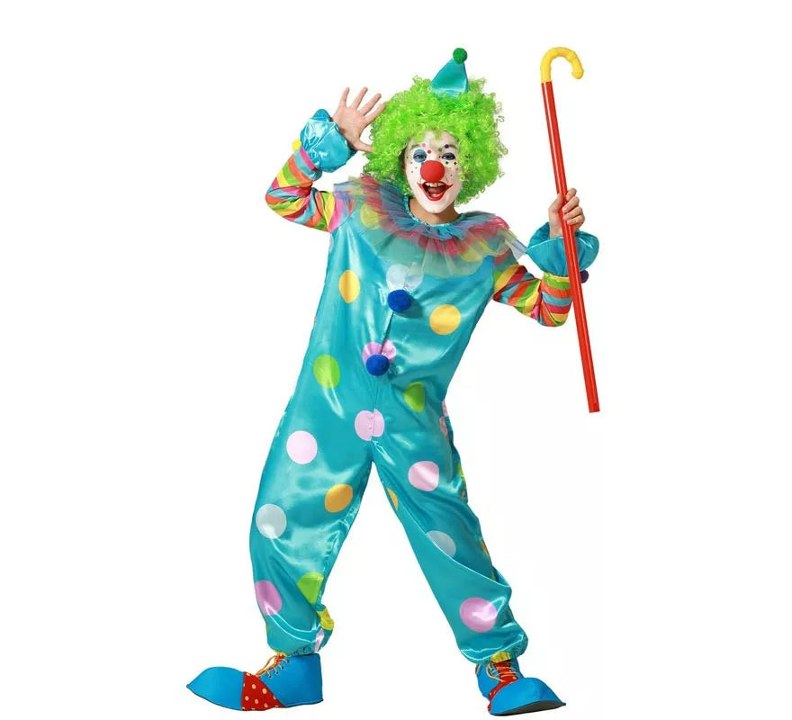 Disfraz de Payaso multicolor para niño