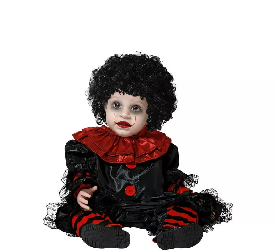 Translation missing: de.Disfraz de Payaso Negro para bebés y niños