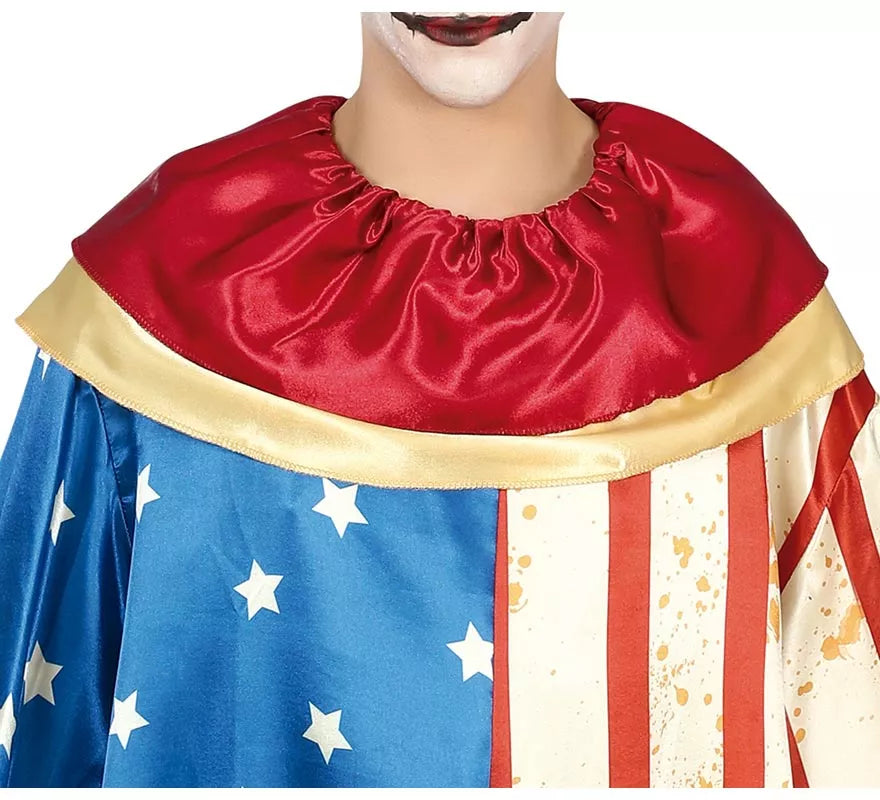 Translation missing: de.Disfraz de Payaso Patriota Malvado para adolescente