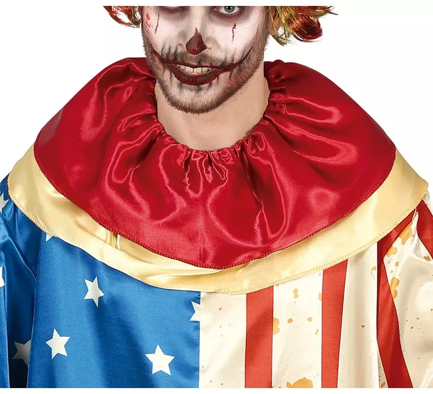 Translation missing: de.Disfraz de Payaso Patriota Siniestro para hombre