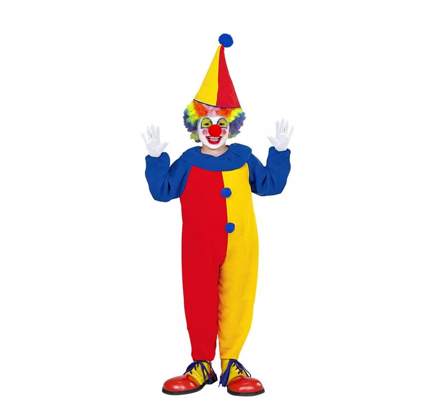 Translation missing: de.Disfraz de Payaso rojo y amarillo para niños