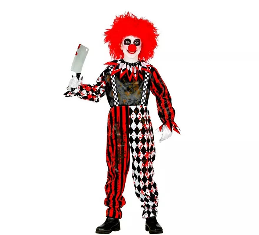 Translation missing: de.Disfraz de Payaso Sangriento para niño