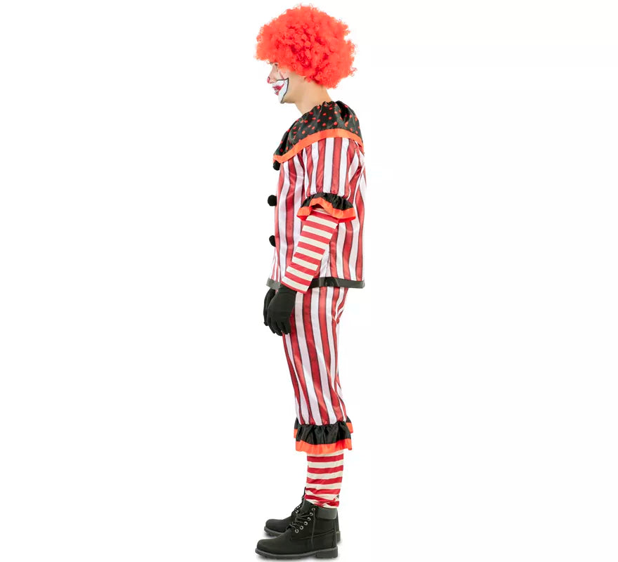 Translation missing: de.Disfraz de Payaso Sangriento Rojo para hombre