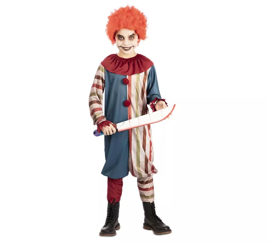 Translation missing: de.Disfraz de Payaso Macabro Vintage para niño