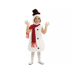 Schneemann Plüschkostüm für Kinder