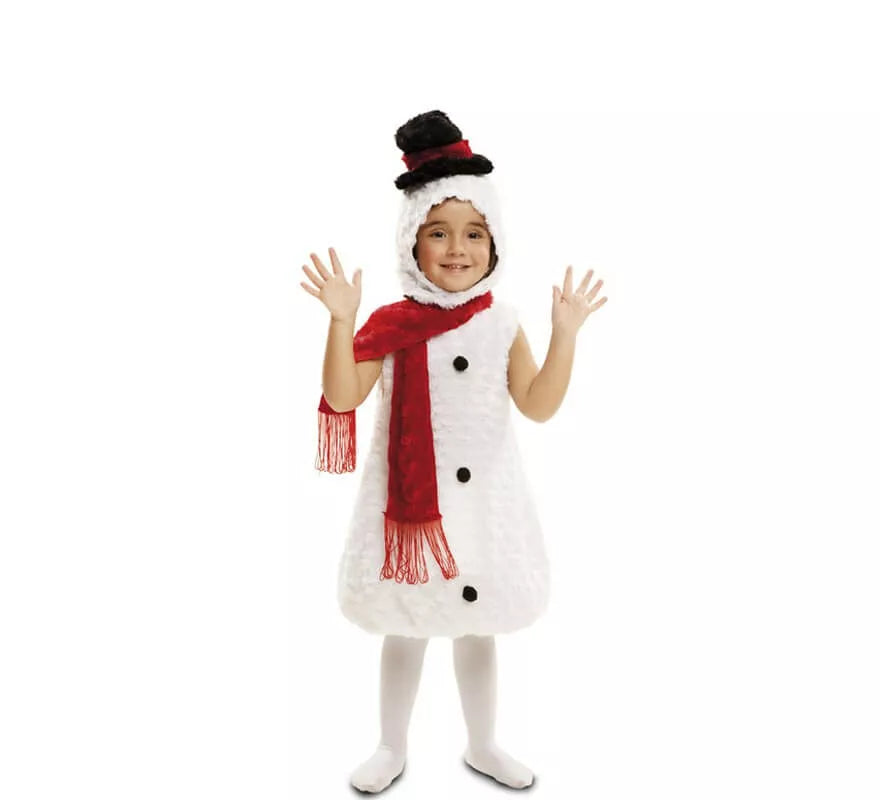 Translation missing: de.Disfraz de Peluche Muñeco de Nieve para niños