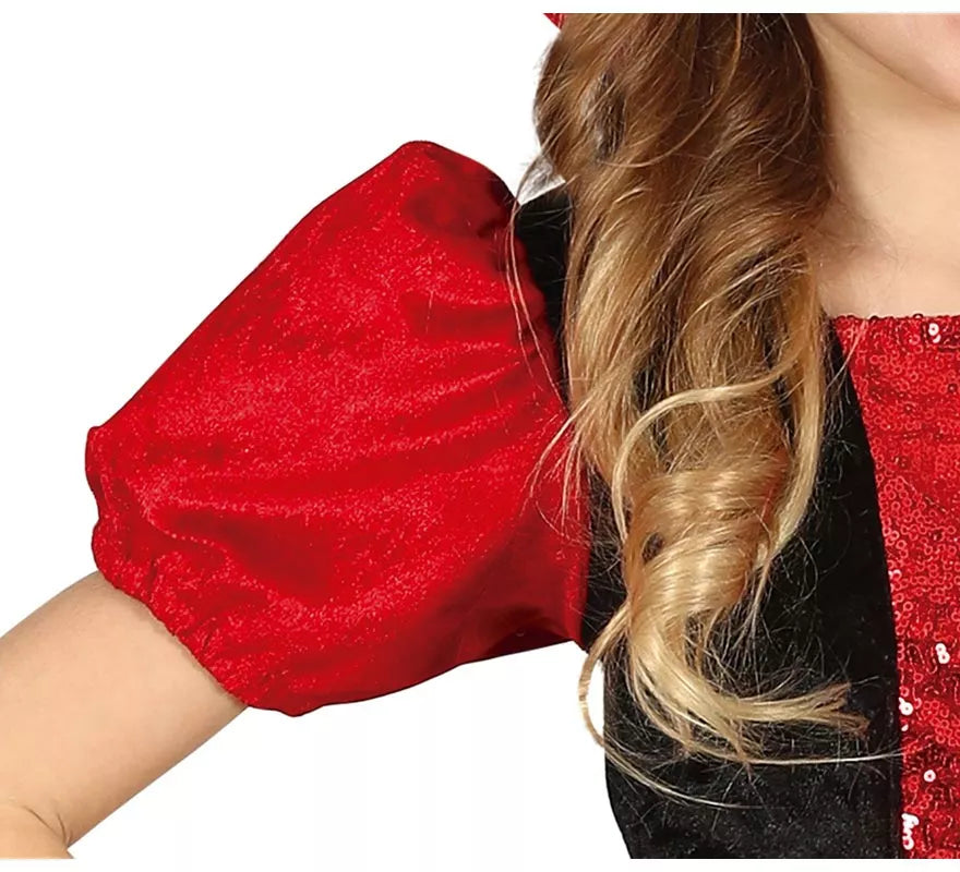 Translation missing: de.Disfraz de Pequeña Diablilla con vestido para niña